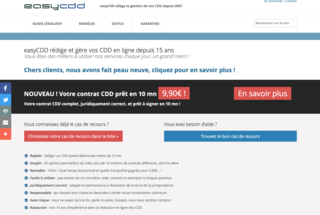 Refonte du site easycdd.com sur eZ Platform